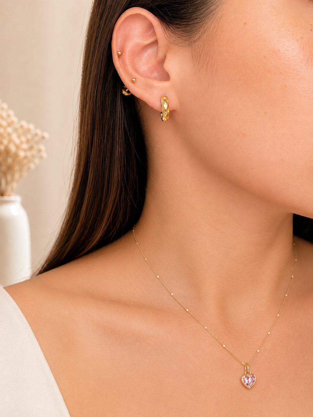 Aurelia Organic Hoops