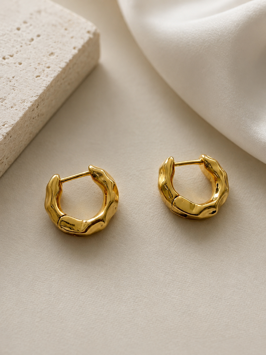 Aurelia Organic Hoops