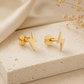Lightning Bolt Stud Earrings