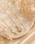 Rainbow Pendant Necklace
