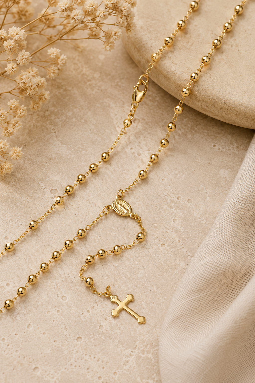 Grace Rosary Necklace