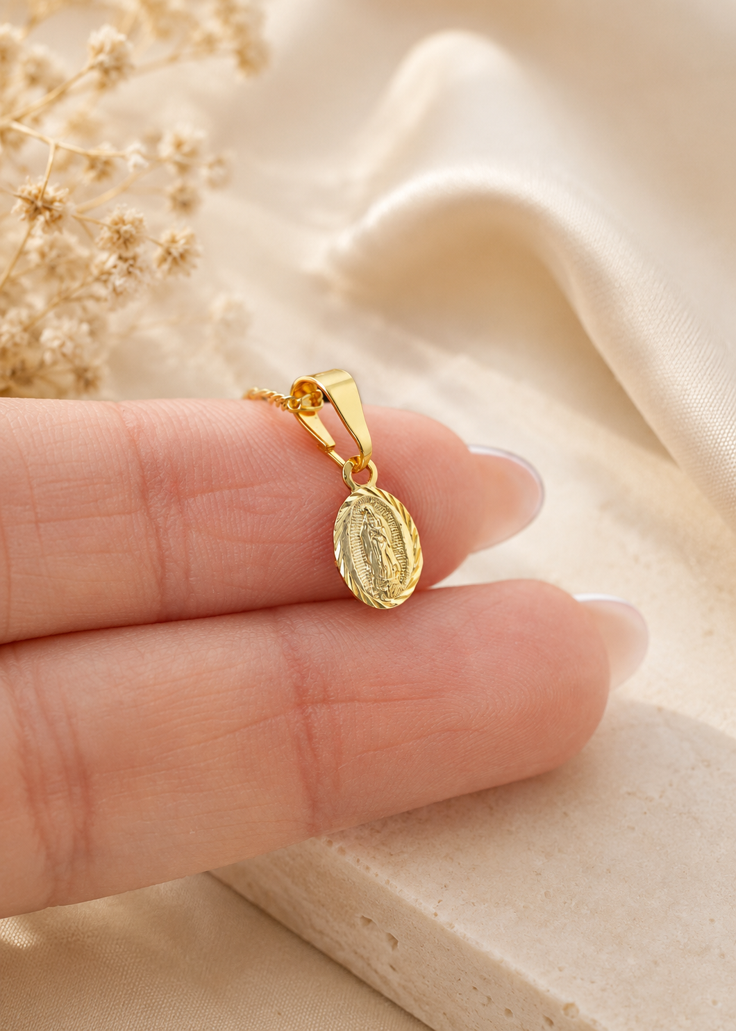 Guadalupe Medallion Necklace