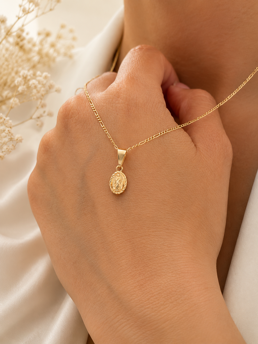 Guadalupe Medallion Necklace