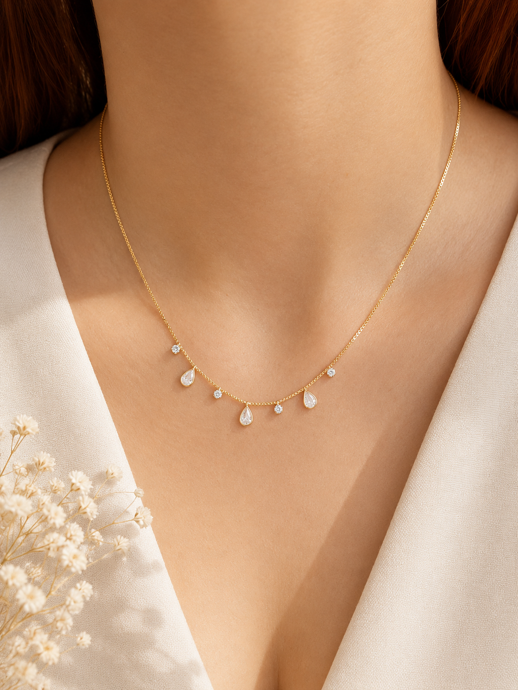 Mizuki Drop Necklace