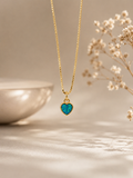 Azure Heart Necklace